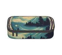 Grande trousse de rangement « Not All Who Wander are Lost » pour adolescent - Grande trousse de rangement pour l'école, l'université, les voyages d'affaires