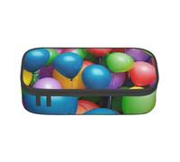 Grande trousse de rangement pour adolescent avec ballons colorés et ciel bleu