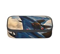 Grande trousse de rangement pour adolescents avec motif avions de chasse