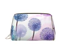 Grande trousse de rangement pour cosmétiques - Motif fleurs et papillons - Violet