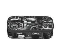 Grande trousse de rangement rétro cool pour adolescent avec impression d'appareil photo