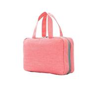 Grande trousse de toilette avec crochet de suspension imperméable et pliable pour voyage, maquillage, cosmétiques, fournitures de salle de bain, rose, Taille unique, Bohémien