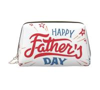 Grande trousse de toilette de voyage avec fermeture éclair et inscription « Happy Father's Day Dad » - Convient pour la maison et les voyages