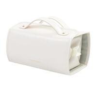 Grande trousse de toilette pour femme - Avec compartiments - Grande trousse de maquillage enroulable avec 4 poches amovibles à fermeture éclair en PVC - Étanche - Pour les voyages, la