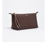 Grande trousse de toilette Trapecio en nylon moka UN