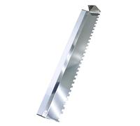 Grande truelle à carrelage, peigne à mortier cranté de 60 à 90 cm, outils de truelle à carrelage crantée en acier inoxydable, for une application rapide et uniforme de la colle sur le sol(Round Teeth/