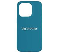 Grande Typographie Minimaliste Motif Famille frère Coque pour iPhone 15 Pro