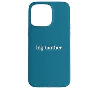 Grande Typographie Minimaliste Motif Famille frère Coque pour iPhone 15 Pro Max