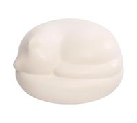 Grande urne cendres, porte-cendres décoratif, récipient souvenir avec pose sommeil, récipient crémation en céramique robust, urne élégante avec style minimal, support mémoire pour table nuit et bureau