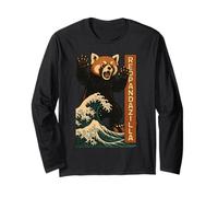 Grande Vague de Pandazilla rouge Manche Longue