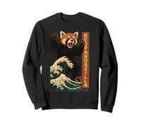 Grande Vague de Pandazilla rouge Sweatshirt