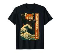 Grande Vague de Pandazilla Rouge T-Shirt