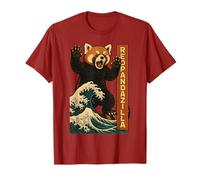 Grande Vague de Pandazilla Rouge T-Shirt