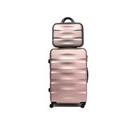 Grande Valise 90Litres avec Vanity Case (Grande avec Vanity, Rose Gold #06)