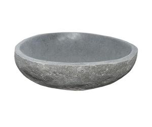 Grande vasque à poser en pierre naturelle galet rivière 50-60cm grand lavabo | CHOIX SUR PHOTO