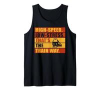 Grande Vitesse. Faible Stress. C'est la Voie ferrée. Train électrique Débardeur