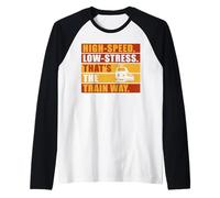 Grande Vitesse. Faible Stress. C'est la Voie ferrée. Train électrique Manche Raglan