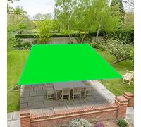 Grande voile d'ombrage imperméable pour jardin, terrasse, balcon, décoration extérieure Vert 2 x 6 m