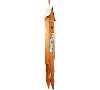 grande volière en MDF aspect bois, 95 cm de haut, nichoir, grotte de nidification à suspendre ou à fixer au mur, nichoir pour balcon & jardin, décoration pour l'extérieur
