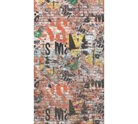 Grandeco Papier Peint Panoramique Raccordable 3 lés Graffiti Wall L159 x H280