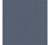Grandeco Papier peint uni texturé en lin, bleu marine