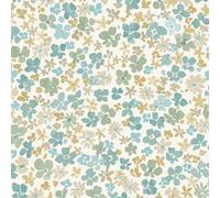 Grandeco Veronica Ditsy Papier peint texturé Motif marguerites Vert sarcelle
