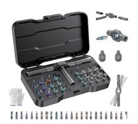 Grandecy/Slimdescent/Onabstract 24 in 1 Magnetic Ratchet Screwdriver Set, 24 in 1 DlY Screwdriver Set Magnetic Compact and Portable Ratchet Screwdriver, for Home Repairs (1Set)
