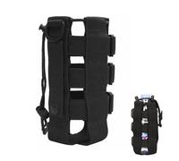 Grandeposi Sac tactique pour bouteille d'eau militaire porte-bouteille étanche porte bouilloire réglable avec cordon de serrage pour randonnée, camping, voyage, sport