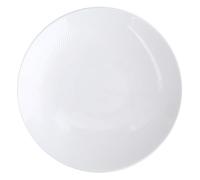 Grandes Assiettes Modernes Assiette creuse en céramique blanche pure for steak occidental Assiettes Empilables(M)