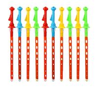 Grandes baguettes à bulles, baguettes à bulles, 10 bâtons de dessin animé à l'épreuve des fuites, jeux de sport et de plein air pour maman, fille et petite amie