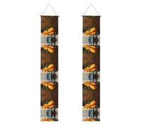 Grandes bannières décoratives imprimées mangue, parfaites pour les décorations de remise de diplôme et les cadeaux de fête