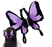 Grandes barrettes à cheveux torsadées en forme de papillon - Pour femme - Pour le sport quotidien, le travail, le séchage, les fêtes, les rendez-vous, les voyages, les mariages, les anniversaires