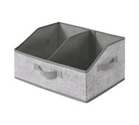 Grandes boîtes de rangement pour armoire - Rangement placard, 40x30x20 cm, organisateur vêtements vêtements, jouets, couvertures, bac en tissu un levage facile, à tiroirs non tissées, poubelle placard