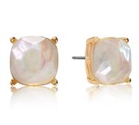 Grandes boucles d'oreilles à tige carrées pour femme - Grandes boucles d'oreilles à tige en strass scintillants, hypoallergéniques et sans danger pour les oreilles sensibles, one-size, Strass, Pas de