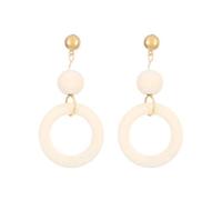 Grandes boucles d'oreilles créoles à pointes géométriques pour les amateurs de mode, boucles d'oreilles décontractées en forme de fleur, taille unique, Comme décrit, Comme décrit.