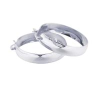 Grandes boucles d'oreilles créoles uniques, modernes et simples, grands bijoux conçus pour le confort et le port tout au long de la journée, 30mm, Comme décrit, Comme décrit.