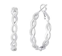 Grandes boucles d'oreilles en argent pour l'artisanat combinées avec un design moderne léger et confortable Parfait pour améliorer la personnalité Boucles d'oreilles mauvaises herbes, taille unique