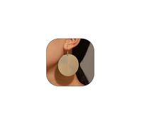 Grandes boucles d'oreilles pendantes dorées martelées pour femme, style bohème, vintage, texturé, cercle de disque, boucles d'oreilles pendantes tendance, grandes boucles d'oreilles rondes pour les