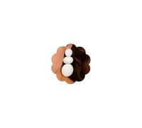 Grandes boucles d'oreilles pendantes minimalistes dorées pour femme, Zinc, Pas de pierre précieuse