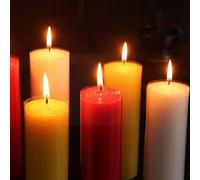 Grandes Bougies Décoratives De Maison, Sans Fumée, Pour Un Mariage, Pour Un Culte, Pour Une Église Bouddhiste, B2t1