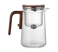 Grandes bouilloires à thé, bouilloires froides, conteneurs de jus, théière en verre texturé, théière de service adaptée à diverses occasions