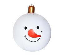 Grandes boules de Noël géantes gonflables pour l'extérieur - Fournitures de fête réutilisables pour les vacances d'hiver, le porche, l'extérieur, la cour, la piscine, le patio, la pelouse, le toit, la