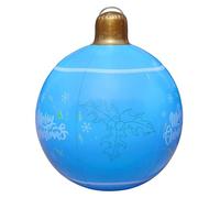 Grandes boules de Noël gonflables - Décoration d'extérieur | Décorations de vacances géantes réutilisables | Parfaites pour les portes, la cour | Boules de Noël gonflables résistantes aux intempéries