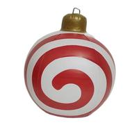 Grandes boules de Noël gonflables, ornements de Noël gonflables, boules gonflables avec décorations géantes de 61 cm, décorations gonflables en plein air pour porche, arbre de Noël