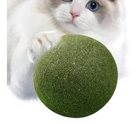 Grandes boules d'herbe à chat - 10 cm - Boule d'herbe à chat naturelle saine et léchable | Jouets de marche en boule de menthe de chat multifonction, friandises pour chats à auto-complication, super