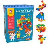 Grandes briques - 180 briques de construction, Jouets créatifs pour enfants de 3 ans et plus, Set de briques Master Builder