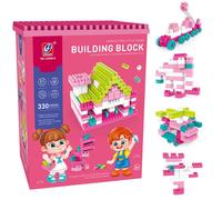 Grandes briques - 330 briques de construction, Jouets créatifs pour enfants de 3 ans et plus, Set de briques Master Builder