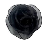 Grandes broches en forme de fleur de rose pour femmes Fleurs en tissu faites à la main Aiguille de lampe Corsage Mode Bijoux Insigne Accessoires de manteau Décoration de vêtements Décoration, L, Comme