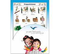 Grandes Cartes Images en Espagnol - Prépositions - pour améliorer de manière ludique Le vocabulaire de Base, la syntaxe et la Grammaire - pour la garderie, Le Jardin d’Enfants ou l’école Primaire