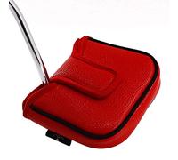 Grandes dents Talon Tige carrée de golf Putter Maillet Coque Couvre-fer Club protection d'écran pour équipements haute Moi Grande taille Modèle TaylorMade Daddy Long jambe Scotty Cameron 6 m DB, Red